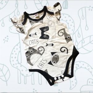 Cats Baby Short sleeve Bodysuit